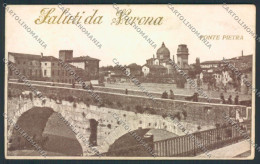 Verona Città Ponte Pietra Cartolina MQ2544 - Verona
