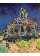Art - Peinture - Vincent Van Gogh - L'Eglise D'Auvers - CPM - Voir Scans Recto-Verso - Malerei & Gemälde