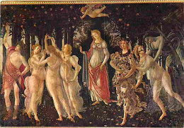 Art - Peinture - Florence - Galerie Uffizi - Botticelli - Le Printemps - CPM - Voir Scans Recto-Verso - Malerei & Gemälde