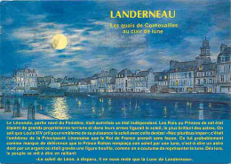 29 - Landerneau - Les Quais De Cornouaille Au Clair De Lune - Flamme Postale - Voir Scans Recto Verso  - Landerneau