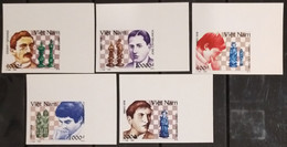 Vietnam Viet Nam MNH Imperf Stamps 1994 : Chess / Capablanka / Lasker / Fischer / Kasparov / Karpov (Ms677) - Viêt-Nam