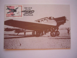 Avion / Airplane / SWA / Junkers F 13 / 75th Anniversary Of Aeronautics In SWA / Carte Maximum - 1914-1918: 1ra Guerra