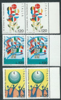 Italia, Italy, Italien, Italie 1978; Giornata Del Francobollo, Serie Completa In Coppie Con Un Bordo. Nuovi. - Stamp's Day