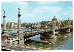 BELLE CARTE : LIÈGE PONT DE FRAGNÉE - BELLE VUE SUR PÉNICHES - PONT SUR LA MEUSE - WALLONIE - BELGIQUE - Binnenschepen