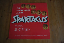 SPARTACUS ALEX NORTH KUBRICK KIRK DOUGLAS LAURENCE OLIVIER USTINOV TONY CURTIS RARE  LP AMERICAIN 1973 - Filmmuziek