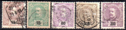 Portugal: Yvert N° 127/143; 5 Valeurs; Cote 11.00€ - Used Stamps