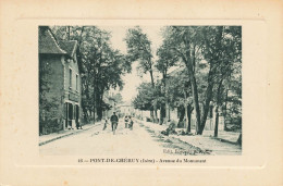 Pont De Cheruy Avenue Du Monument Carte Gauffree Edition Forcioly - Pont-de-Chéruy