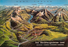 Berchtesgaden Panoramakarte Berchtesgadener Land Mit Hohe Tauern - Berchtesgaden