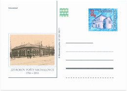 CDV 197 Slovakia Post-Office Of Michalovce 225 Years 2011 Großmichel, Nagymihály - Posta