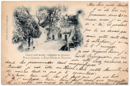 Amélie Les Bains - Thermes Du Boulou : Sources Clémentine Et Saint Martin - Carte Précurseur écrite En 1899 - Amélie-les-Bains-Palalda