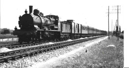 PHOTO Chemin De Fer  Locomotive A Vapeur - Zonder Classificatie