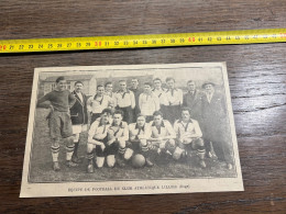 1930 GHI12 EQUIPE DE FOOTBALL DU CLUB ATHLETIQUE LILLOIS (Dogs) Lille Dogues - Sammlungen