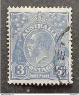 AUSTRALIA 1926 KING GEORGE V WMK 203 SCOTT N 72 - Usados