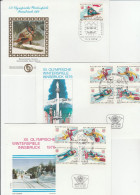 Austria - 1976 - Winter Oly.Games / Innsbruck '76 / Set Of 3 FDC - FDC