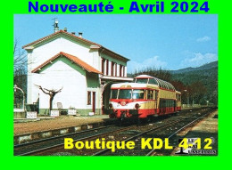 RU 2164 - Autorail Panoramique X 4205 En Gare - CHAMBORIGAUD - Gard - SNCF - Gares - Avec Trains