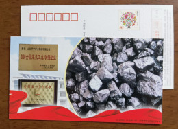 Huaning Mining Group High Quality Coal,China 2011 Attractive Ningyang Advertising Pre-stamped Card - Mineralien