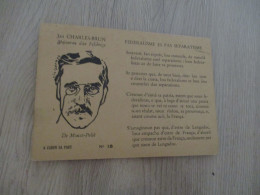 CPA  Occitan Félibre Jan Charles Brun Majorau Dédicae Au Dos Avec Initiales Montpellier N°38 - Schriftsteller