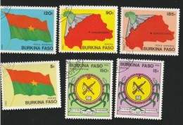 BURKINA FASO - Lot De 6 Timbres - Burkina Faso (1984-...)