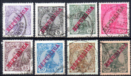 Portugal: Yvert N° 168/178; 8 Valeurs; Cote 9.75€ - Used Stamps