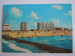 Nieuwpoort-Bad Strand Dijk En Nieuwe Buildings Nieuport-bains Plage, Digue Et Nouveaux Buildings Pub Vishandel Sandette - Nieuwpoort