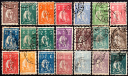 Portugal: Yvert N° 228/256B; 21 Valeurs; Cote 28.10€ - Used Stamps