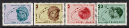 Bulgaria 1963 Mi# 1394-1397 Used - Space Flights Of Valeri Bykovski And Valentina Tereshkova - Usati