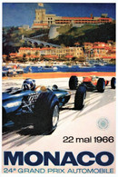 24e Grand Prix Automobile De Monaco 1966   -  Publicité  -  CPM - Grand Prix / F1