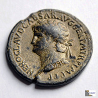ROMA - Sestercio - NERON - "COPY" - Die Julio-Claudische Dynastie (-27 / 69)