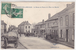 Yonne - Egriselles-le-Bocage - Le Bureau De Poste Et La Place Du Marché - Egriselles Le Bocage