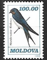 Moldova - MNH ** 1993 :    Barn Swallow - Hirunda Rustica - Schwalben