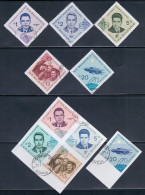 Bulgaria 1965 Mi# 1512-1516 And 1517-1521 Used - Perf. And Imperf. - Russian 3-man Space Flight / Voskhod 1 - Europe