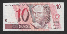 Brasile - Banconota Circolata Da 10 Reals P-245Ak - 1997 #19 - Brazilië