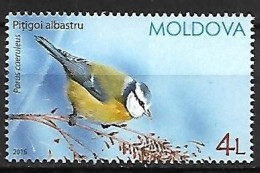 Moldova - MNH ** 2015 :  Eurasian Blue Tit  - Cyanistes Caeruleus - Passereaux