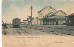 MONTIGNIY SUR SAMBRE   LA GARE   !!!! ABIME                VOIR IMAGES - Charleroi