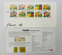 Singapore 1998 FDC Flowers Of The Garden Parks Of Singapore Flower Plant Plants Flora Nature - Singapore (1959-...)