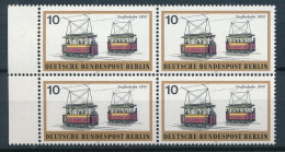 Berlin 1971 Mi.Nr. 380 Verkehrsmittel Viererblock Postfrisch - Neufs