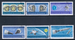 Bulgaria 1967 Mi# 1758-1763 Used - Achievements In Space Exploration - Europa