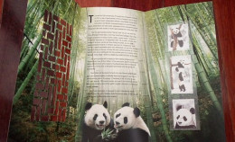 Singapore 2012 Presentation Pack Giant Pandas Kai Kai & Jia Jia  Big Cats Panda Amimals Mammals Bamboo Plants Stamps - Singapore (1959-...)