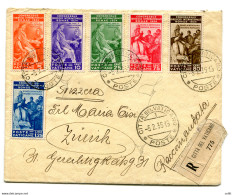 Giuridico Serie Completa Su Busta Racc. Per L'estero - Unused Stamps