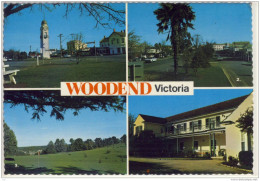 WOODEND, Victoria - Multi View, Clock Tower, Main Street, Manchaster Unity Hospital,  -  Nice Stamp - Autres & Non Classés