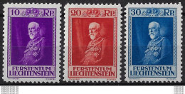 1933 Liechtenstein 3v. MNH Unif N. 114/16 - Altri & Non Classificati