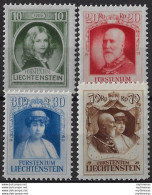 1929 Liechtenstein 4v. MNH Unificato N. 90/93 - Other & Unclassified