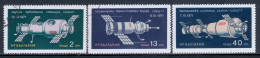 Bulgaria 1971 Mi# 2135-2137 Used - Salyut-Soyuz 11 Space Mission - Europa