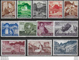 1937-38 Liechtenstein 12v. MNH Unif N. 141/52 - Altri & Non Classificati