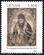 LITHUANIA 2023-18 Religion Art: St. Josapath Death 400 Years, MNH - Cristianesimo