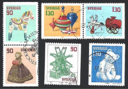 Schweden, 1978, Michel-Nr. 1045-1050 D/D, Gestempelt - Usados