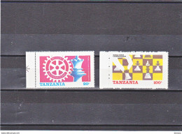 TANZANIE 1986 ECHECS Yvert 275-276, Michel 313-314 NEUF**  MNH Cote Yv: 18 Euros - Tanzania (1964-...)