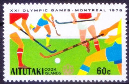 Aitutaki 1976 MNH, Field Hockey Summer Olympic Games Montreal, Sports - Verano 1976: Montréal