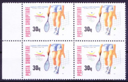 Albania 1992 MNH Blk, Tennis, Sports, Olympic Games - Sommer 1992: Barcelone