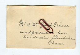 CHERAIN (Gouvy) - Carte De Visite Ca. 1930 Voir Verso, Joseph Cremer, Pour Famille Gérardy Warland - Visiting Cards